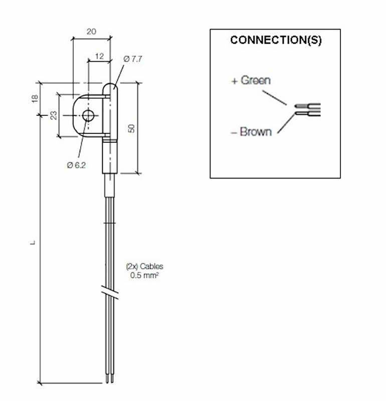 VDO Outside air temperature sender 50C